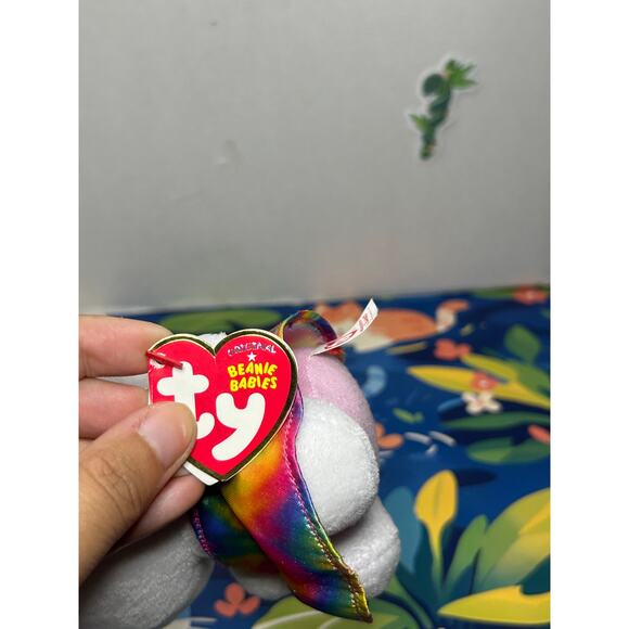 Ty Hello Kitty Rainbow Dress Beanie Buddy Plush Stuffed Animal Doll Sanrio 2013 - Picture 6 of 12